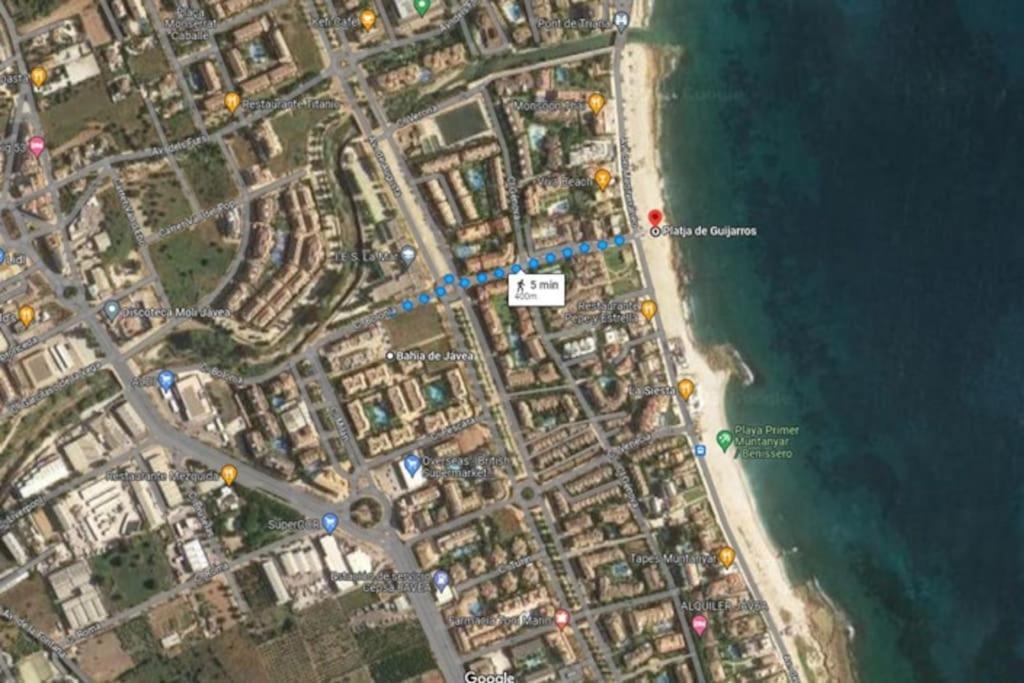 Javea Beach Blue House Exteriör bild