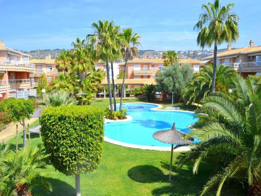 Javea Beach Blue House Exteriör bild